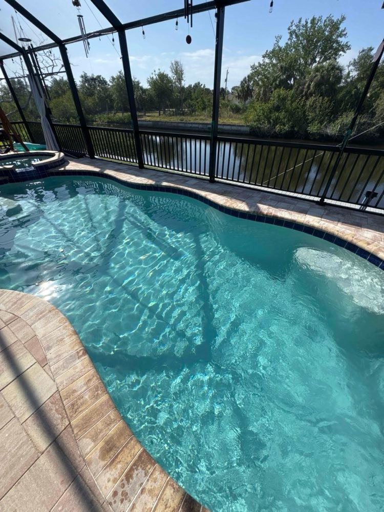 Pool and attached spa maintained to CPO water chemistry standards